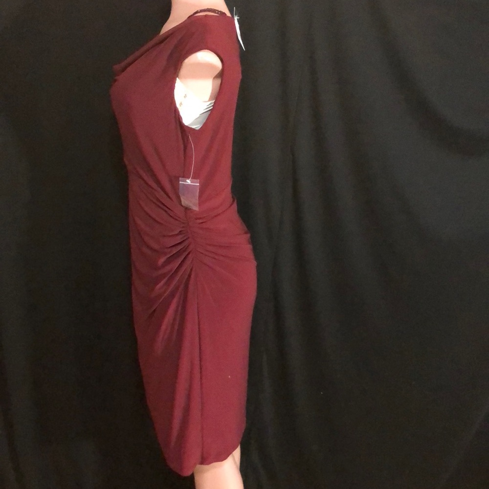 NWT RALPH LAUREN Ruby Ruched Jersey Work Dress - Picture 6 of 8
